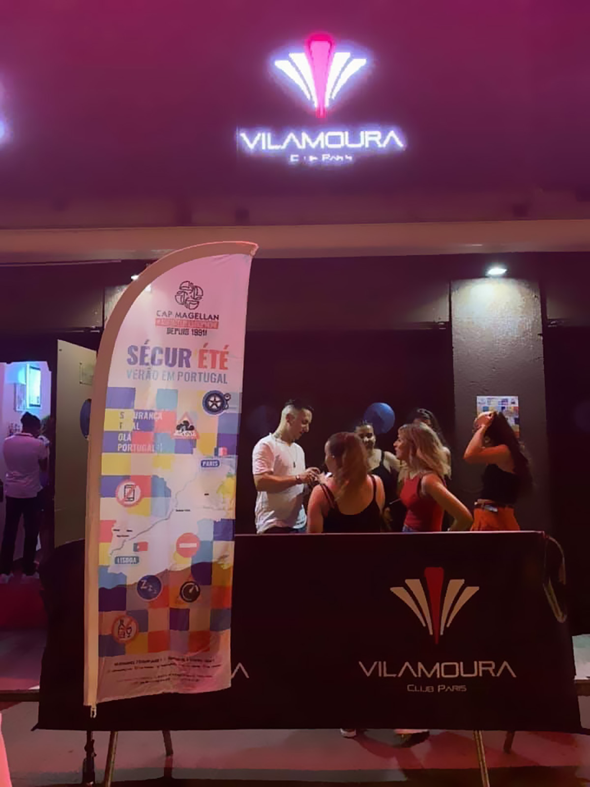 Lancement de la campagne de Sécurité Routière devant le Vilamoura Club, le 29 juin 2019