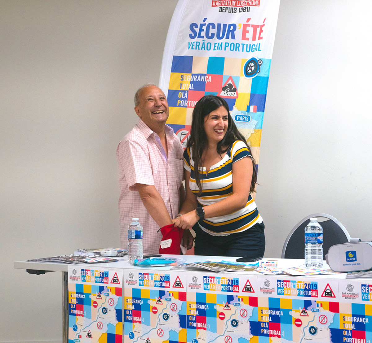 Lancement de la campagne Sécur'été 2019 - Verão em Portugal à l'Aérokart d'Argenteuil