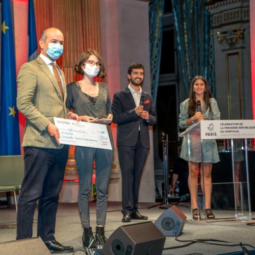 Prix Cap Magellan Fondation Calouste Gulbenkian de la meilleure lycéenne attribué à Célia Machado - Crédits photos : @Philippe Martins