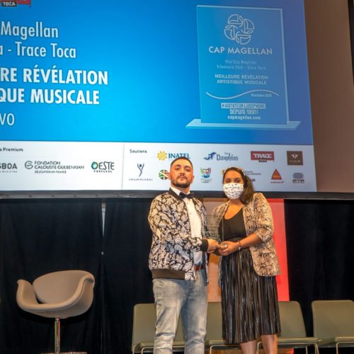 Prix Cap Magellan Vilamoura Trace Toca révélation musicale attribué à MK Nocivo accompagné de Vanessa Martins - Crédits Photos: @Philippe Martins