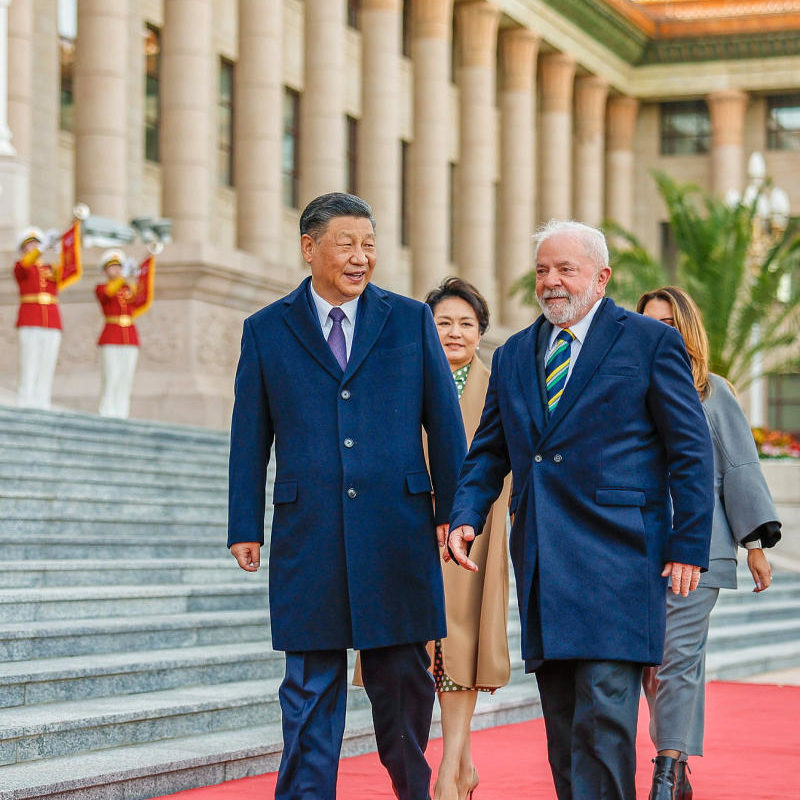 Le président brésilien Lula, en visite en Chine pour parler de la guerre en Ukraine et renforcer les relations commerciales.